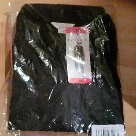 Danskin Black Sleeveless Racerback French Terry One Piece Romper Jumpsuit Varies - Picture 1 of 5